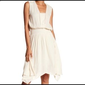 B Collection by Bobeau Skyler Smocked Ivory Dress